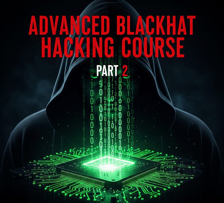 Advanced Blackhat Course💥 Part 2💥 | Master Kali Linux + All Tools Used in the Course product image (1)