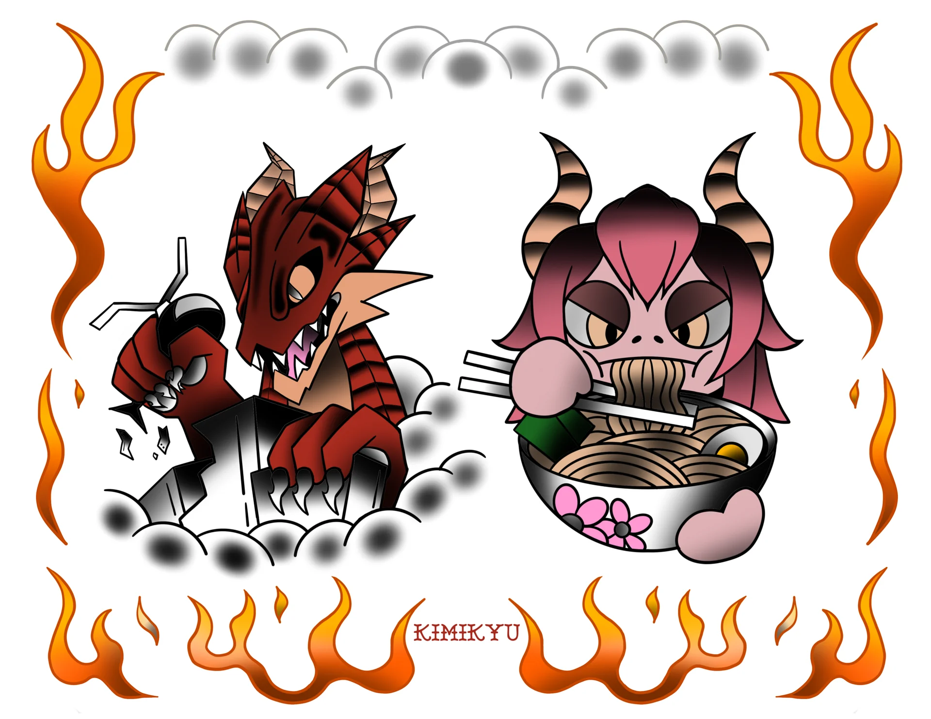 Zentreya Tattoo Flash Print product image (1)