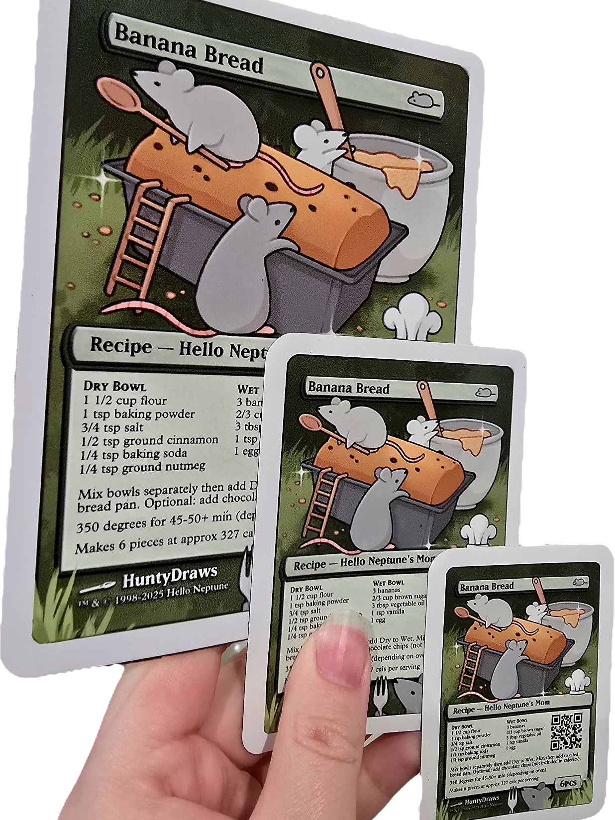 Banana Bread Recipe Magnet product image (2)