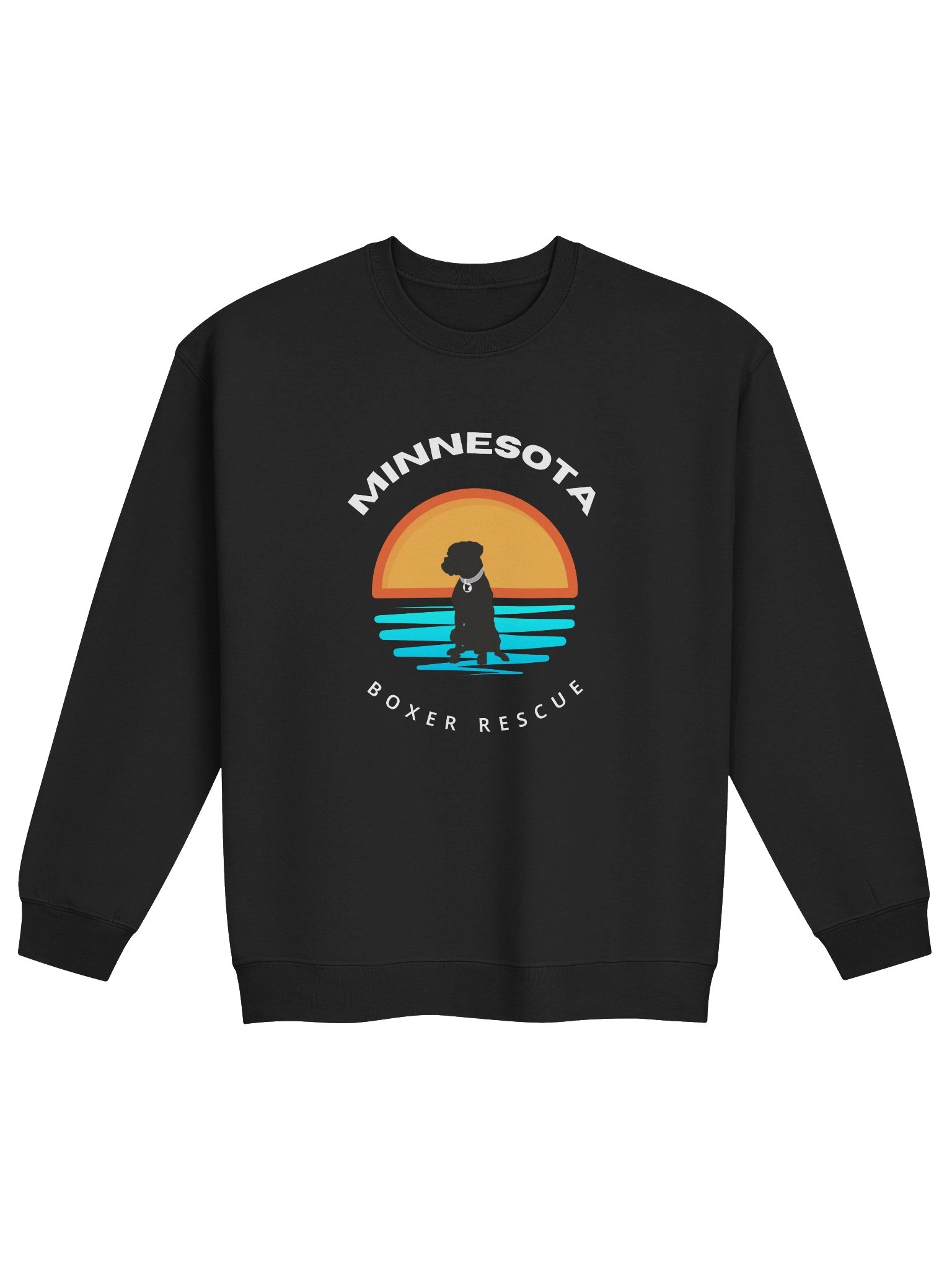 Minnesota Boxer Rescue Sunset Logo Crewneck product image (4)