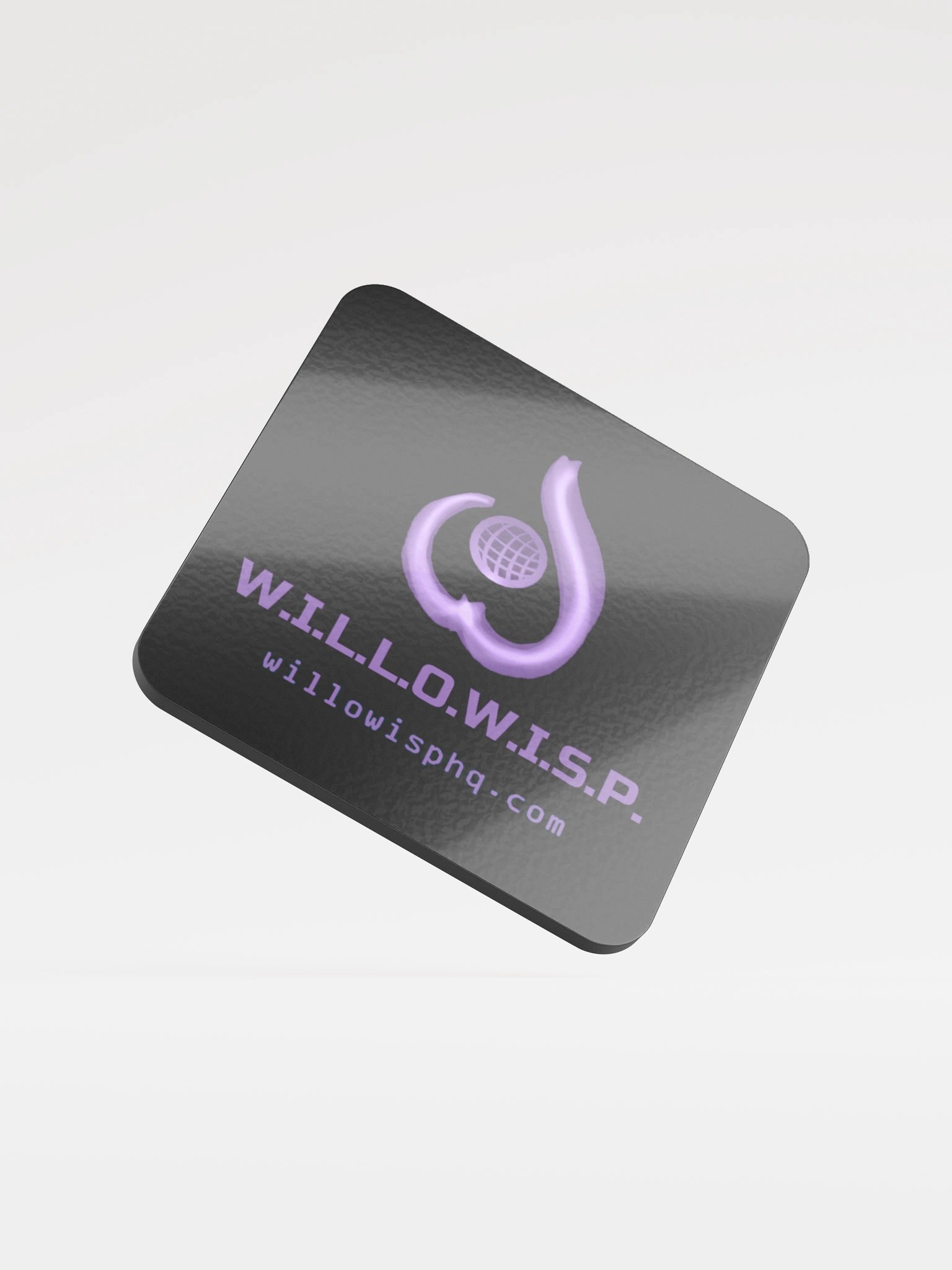 WILLOWISP Super Cork Coaster (black) product image (1)