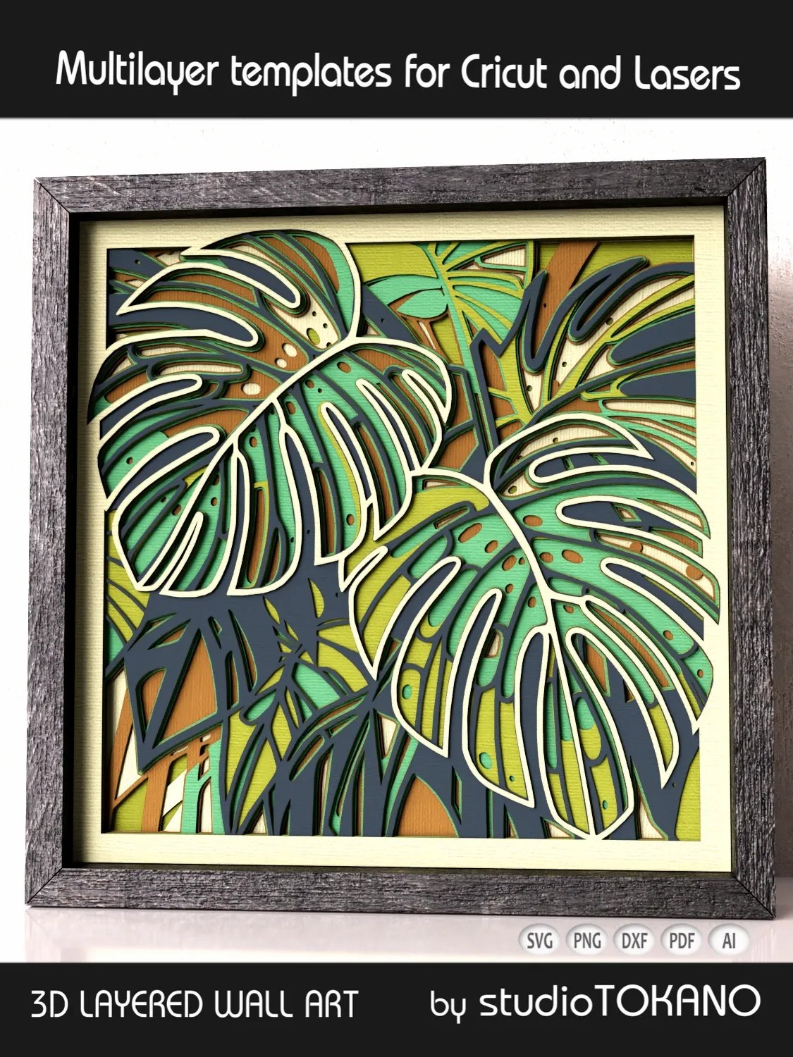 Monstera Shadow Box product image (5)
