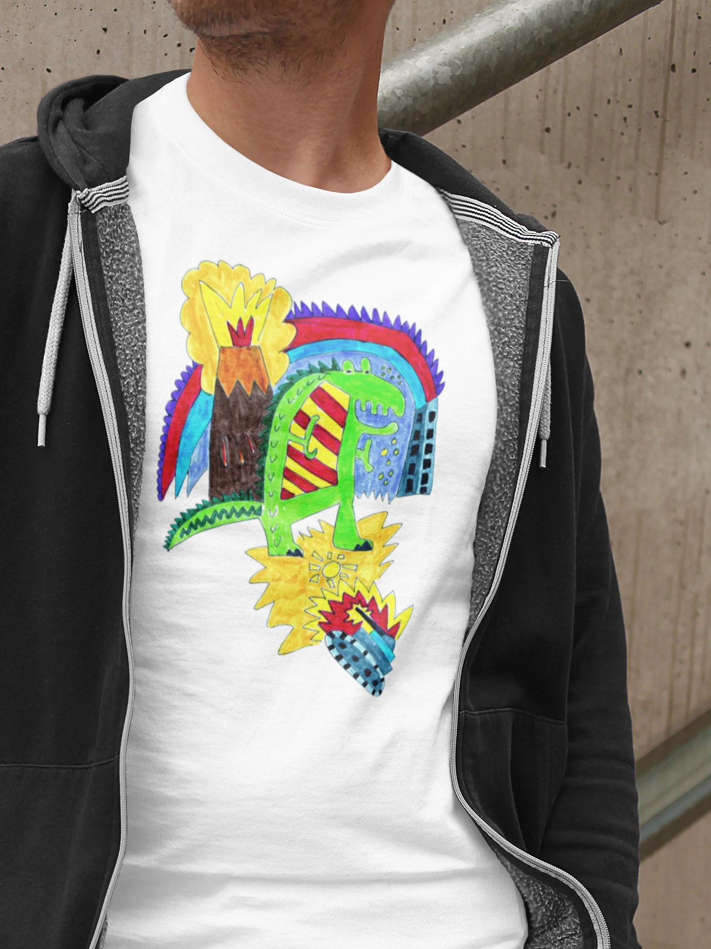Abstract Dinosaur Romp T-Shirt product image (5)