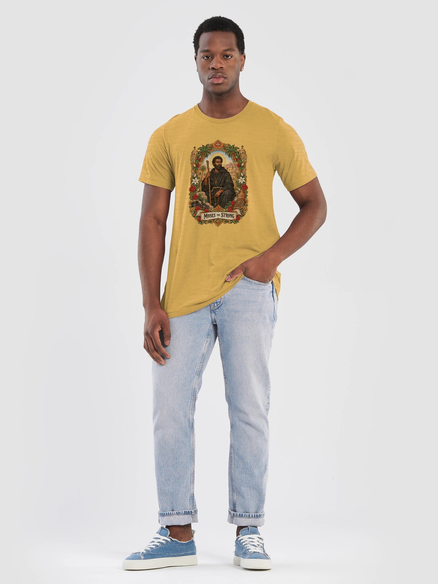 MOSES THE STRONG - Triblend T-Shirt product image (3)