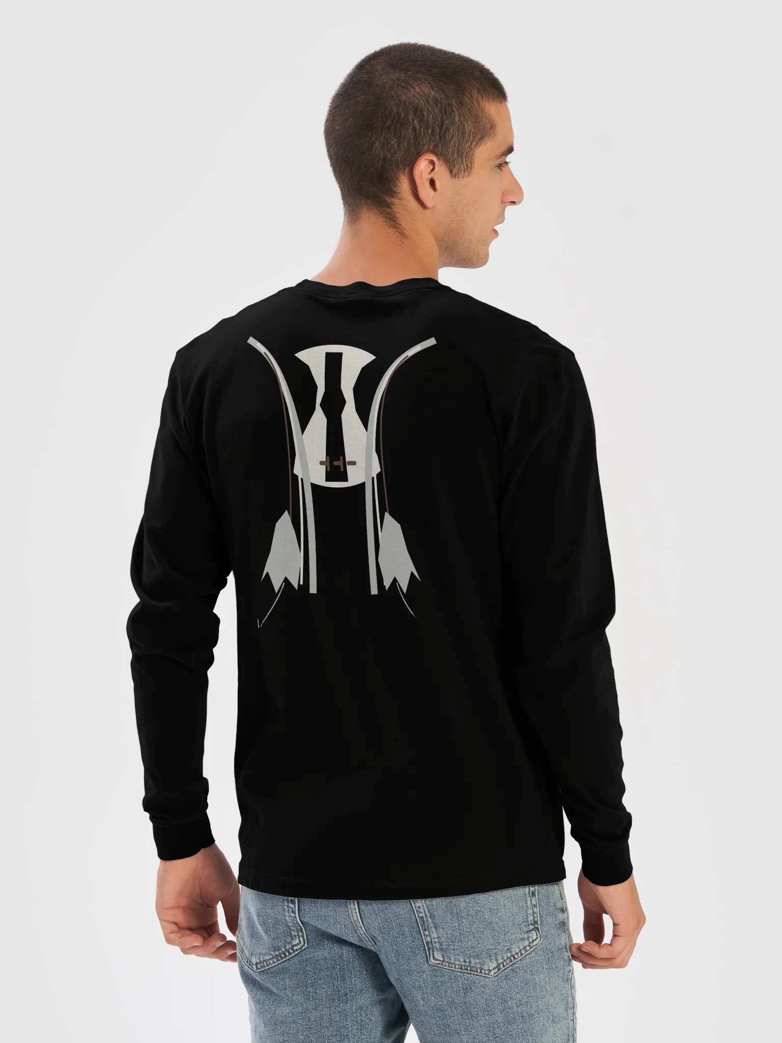 VEIL RETURN — Garment-Dyed Long Sleeve Shirt product image (1)