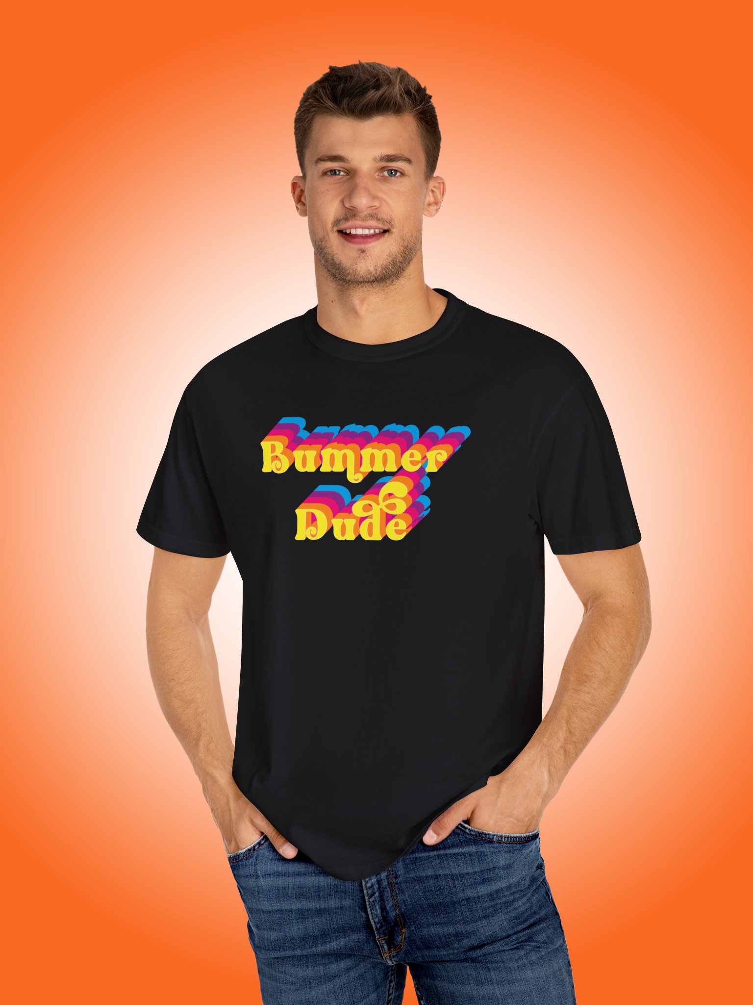 Retro Stacked Bummer Dude product image (1)