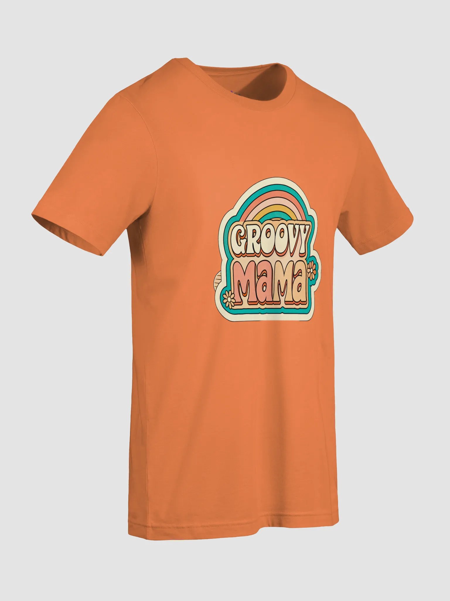 Groovy Mama Retro Rainbow T-Shirt product image (5)