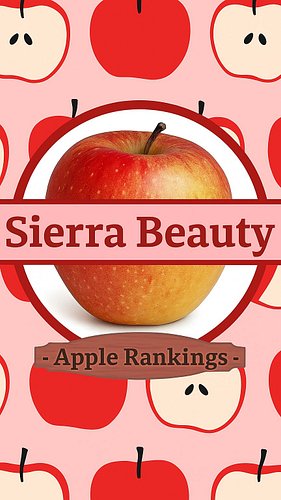 The Prospector’s Relic

Do you like this apple?

SIERRA BEAUTY SCORES
TASTE: 10/20
CRISPNESS: 6/10
SKIN: 8/10
FLESH: 6/10
JUI...