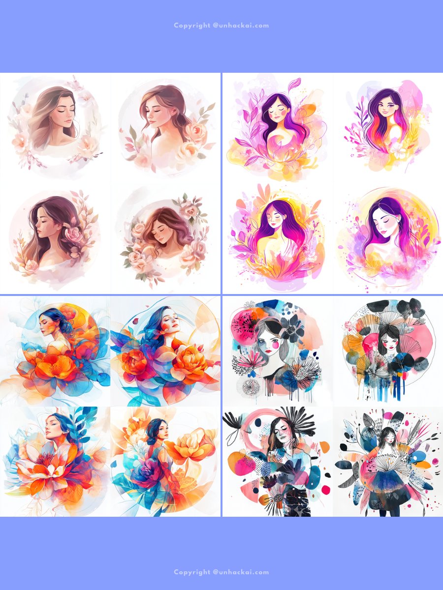 60+ Midjourney Watercolor Style Reference SREF Codes for Clipart and Art Prints product image (2)