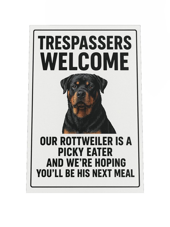 Beware of Rottweiler Poster product image (2)