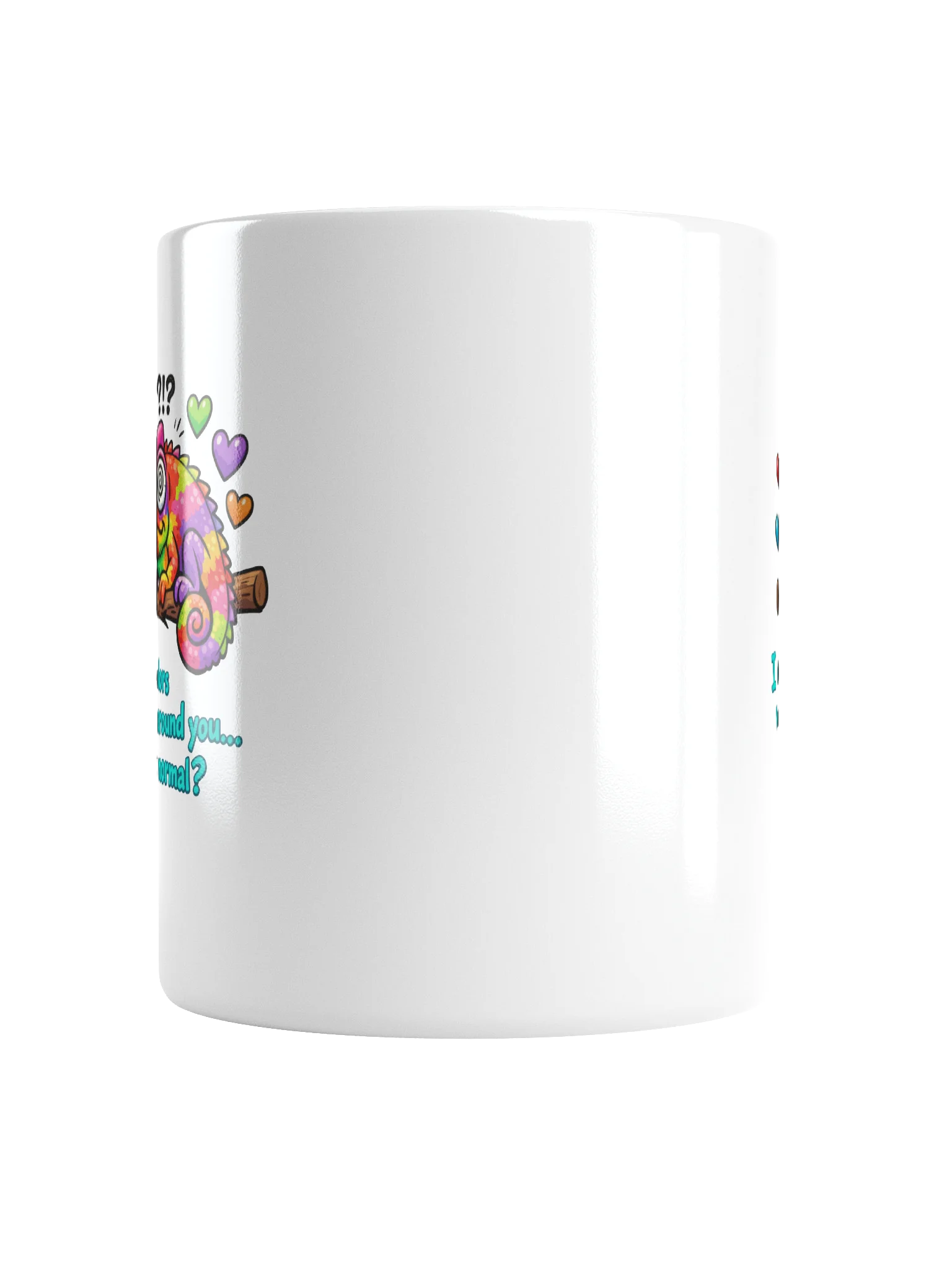 Chameleon Valentine Mug 11oz - "I Change Colors When I'm Around You" Funny Love Gift - Cute Romantic Coffee Mug for Boyfriend Girlfriend Wife Husband - Anniversary Birthday Present product image (6)