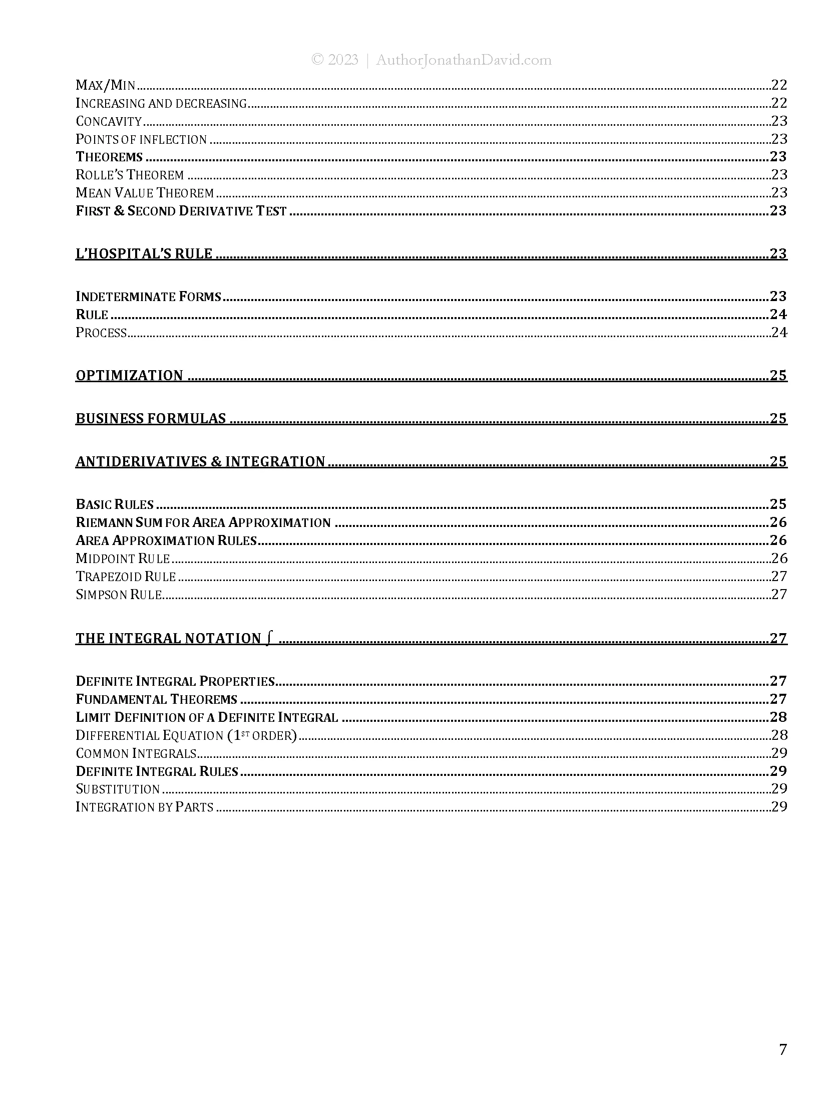The Ultimate Cheat Sheet for STEM Majors | Calculus 1 product image (4)
