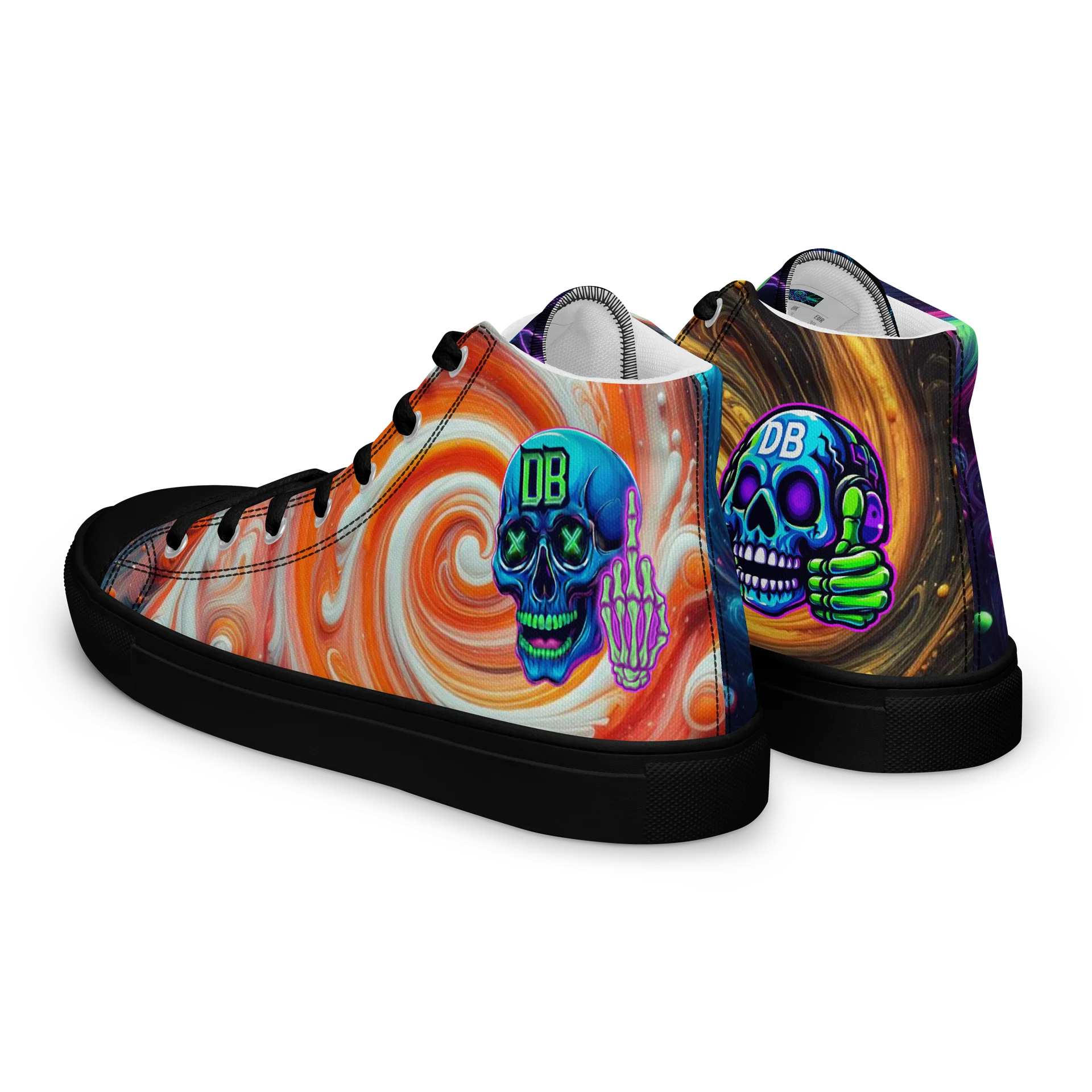 Men's "Cosmic Anarchy" Premium High-Top Sneakers product image (5)