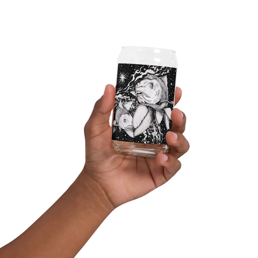 Pisces Zodiac Can-Shaped Glass product image (4)