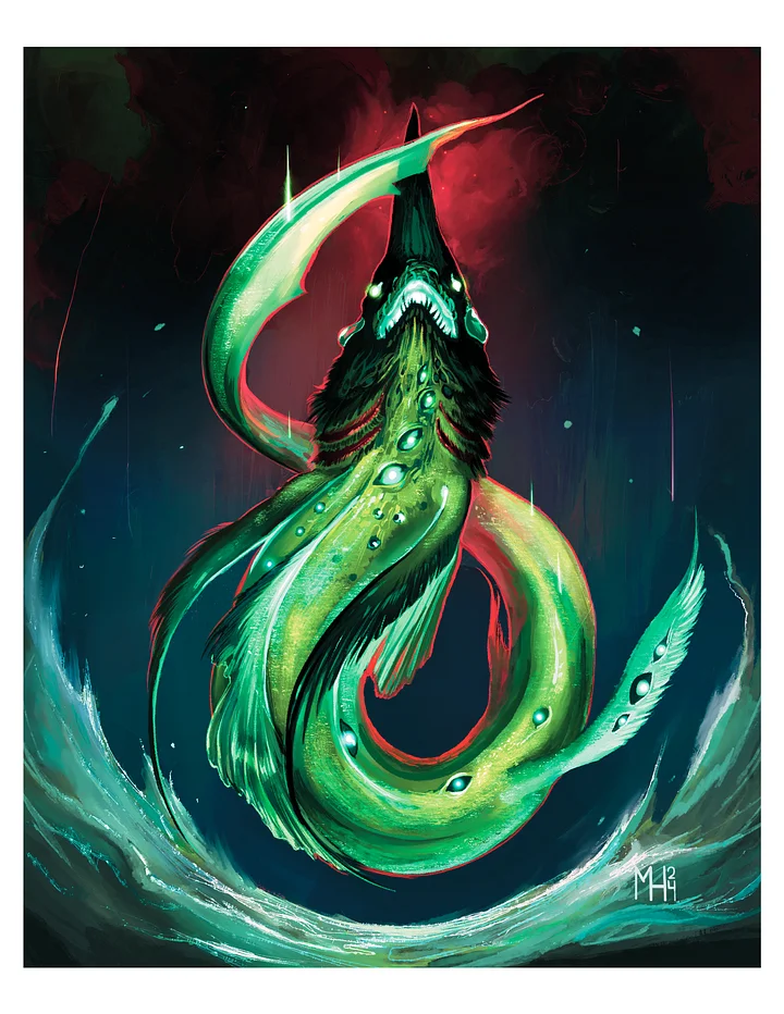 Rou Nok, Familiar of the Sea 8.5x11" (21.59 x 27.94cm) product image (1)