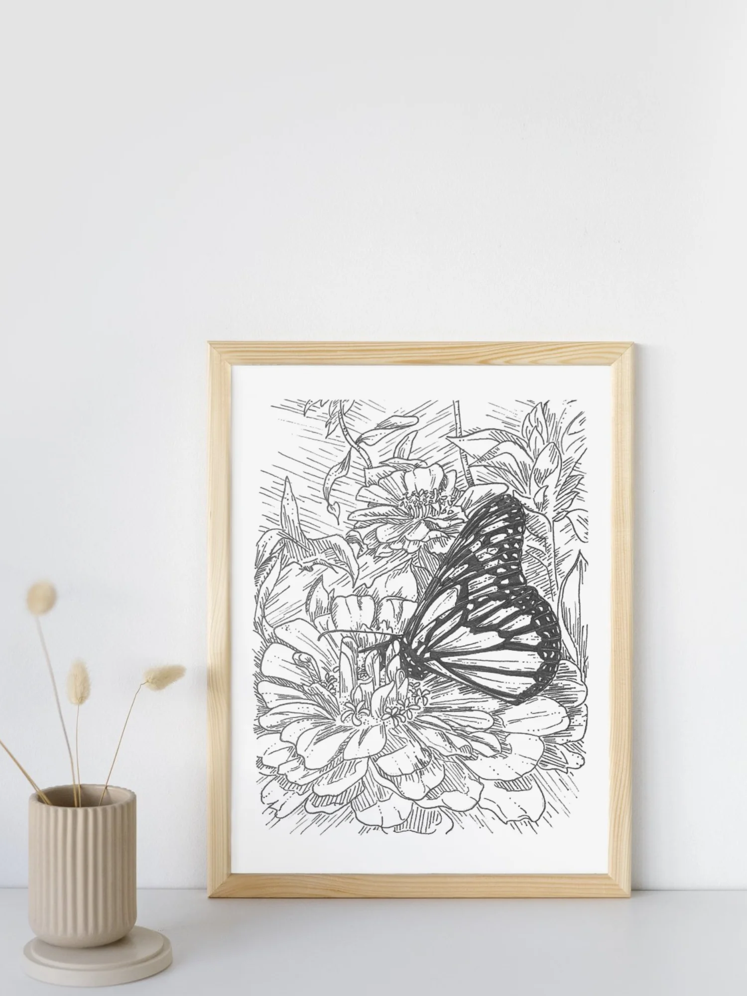 Butterfly in Ink Giclée Art Print product image (2)