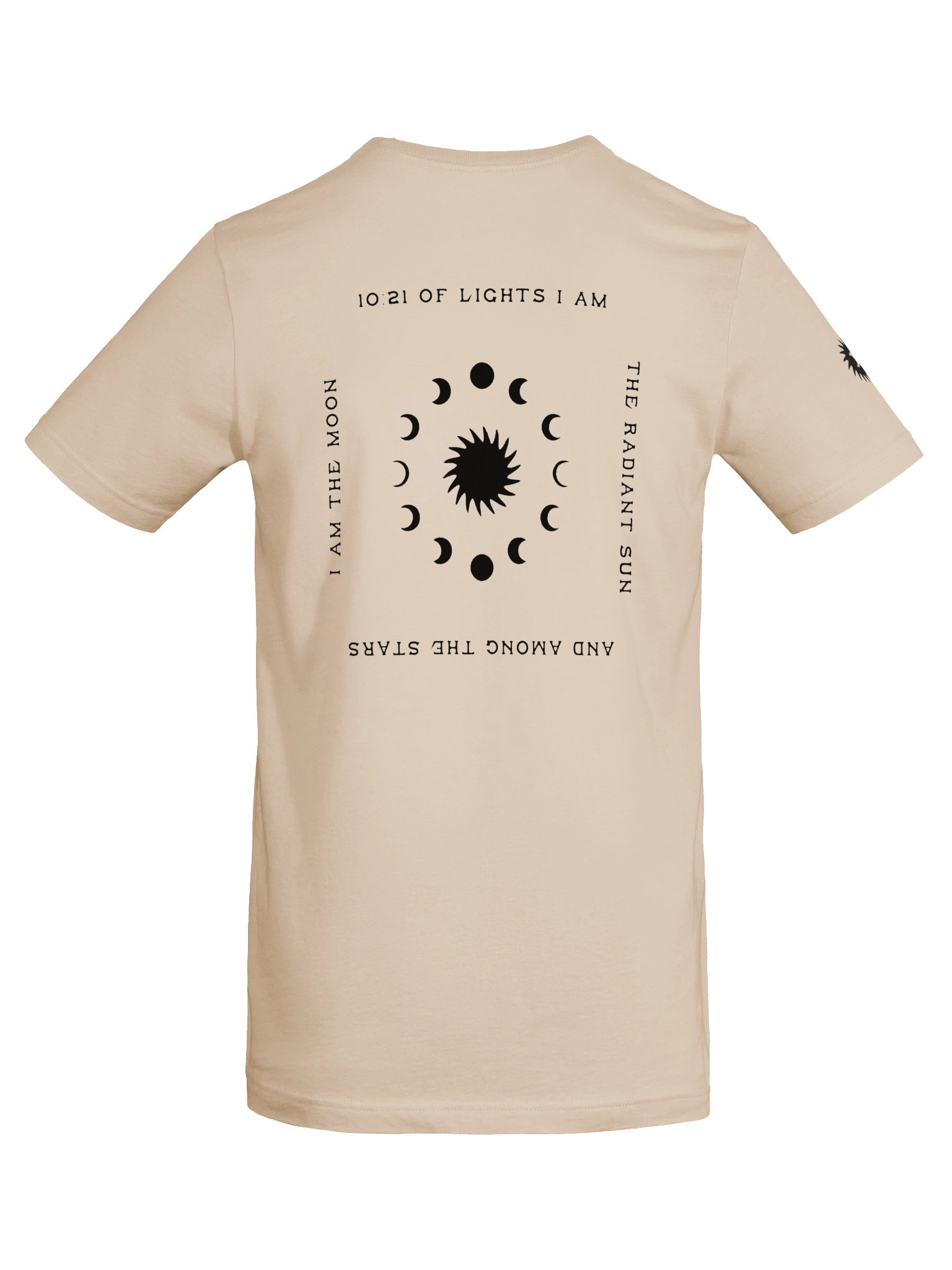 celestial 10:21 bhagavad gita tee - black artwork product image (6)