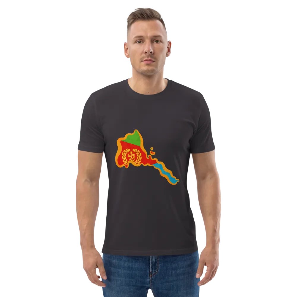 Eritrean Flag Emblem Organic T-Shirt product image (136)