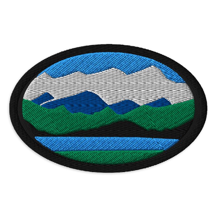 Mountainside rounded patch product image (1)