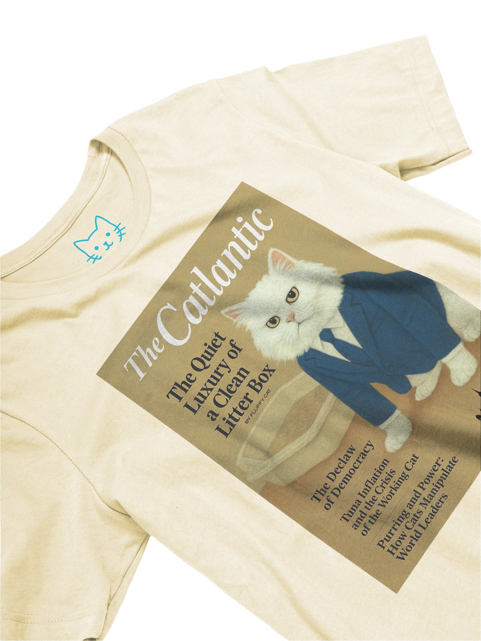 The Catlantic Magazine Parody Quiet Luxury Cat Concert Tee Fit Unisex T-Shirt product image (87)