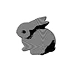 big ultimate spiral bunny sticker guy vinyl decal