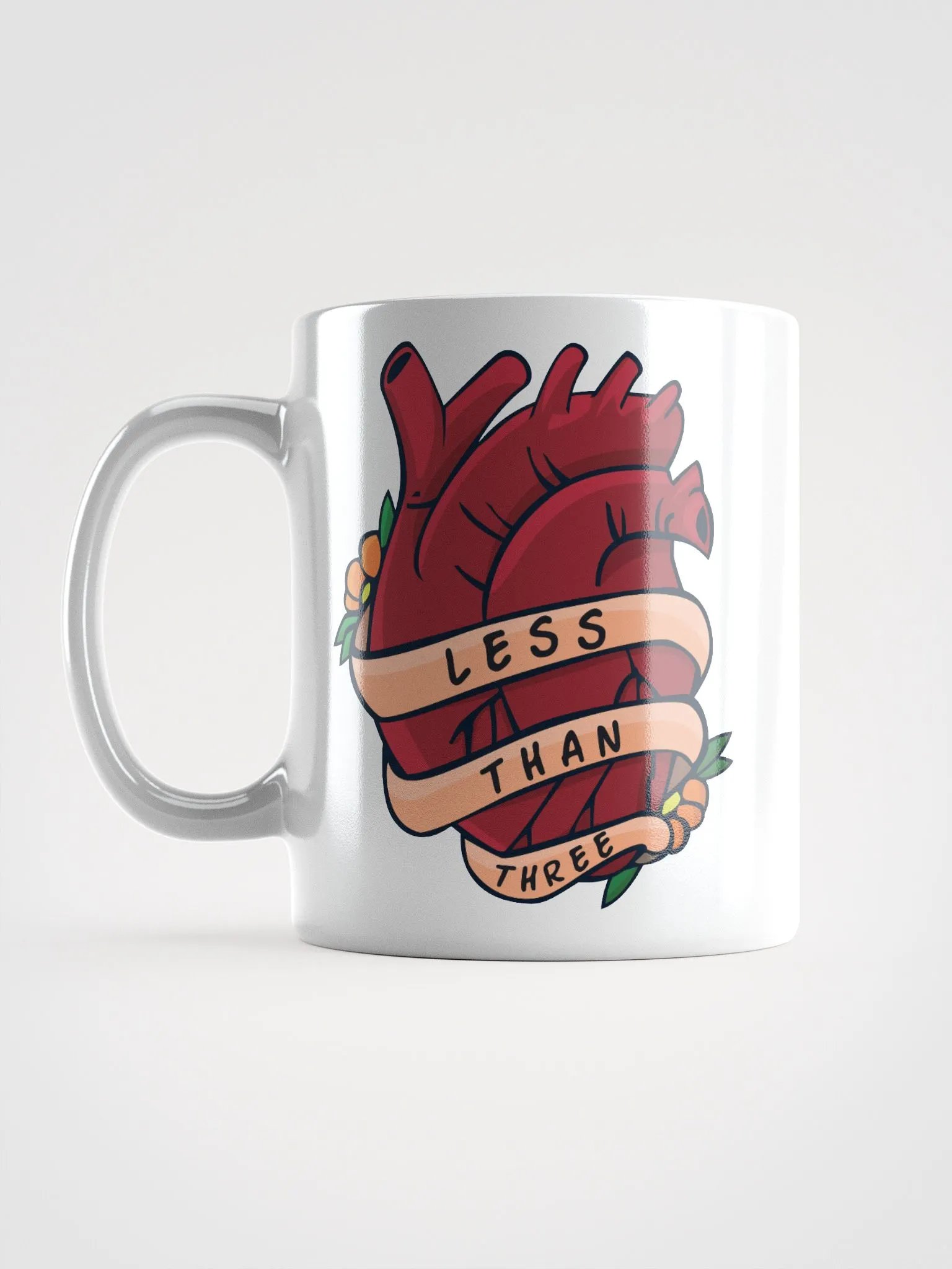 Less Than Three - Mug (Left Handle) product image (1)