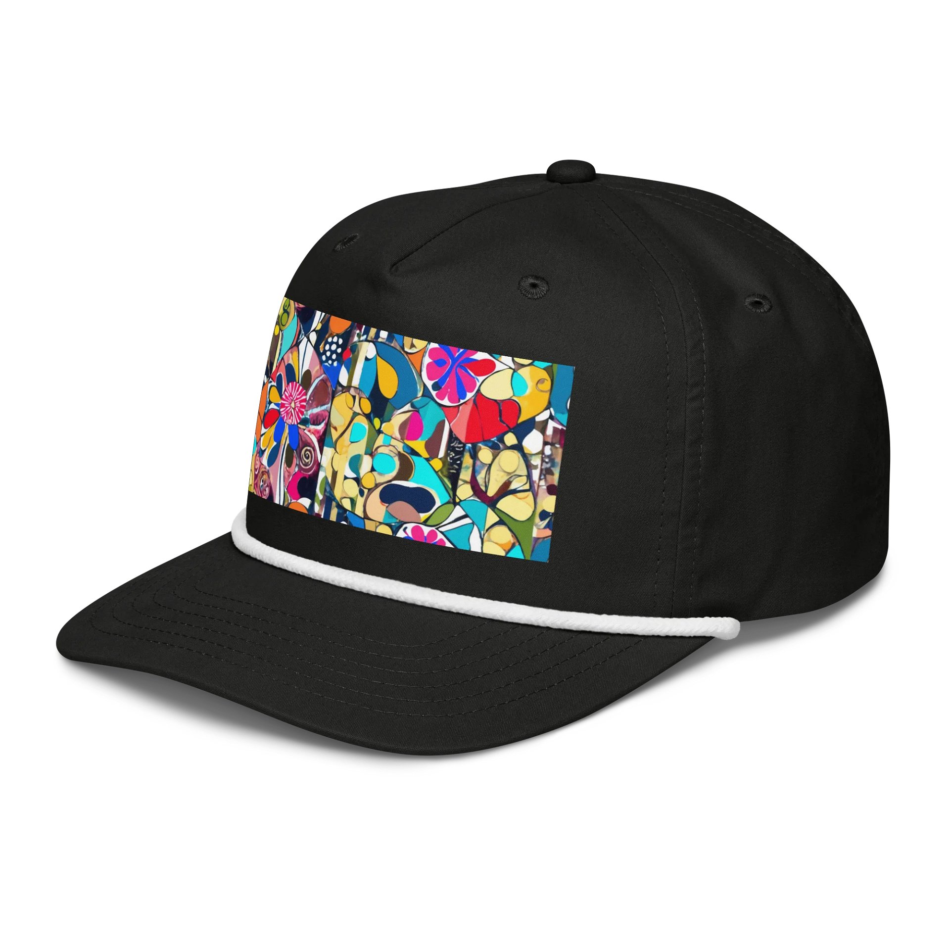 Vibrant Geometric Floral Cap product image (7)