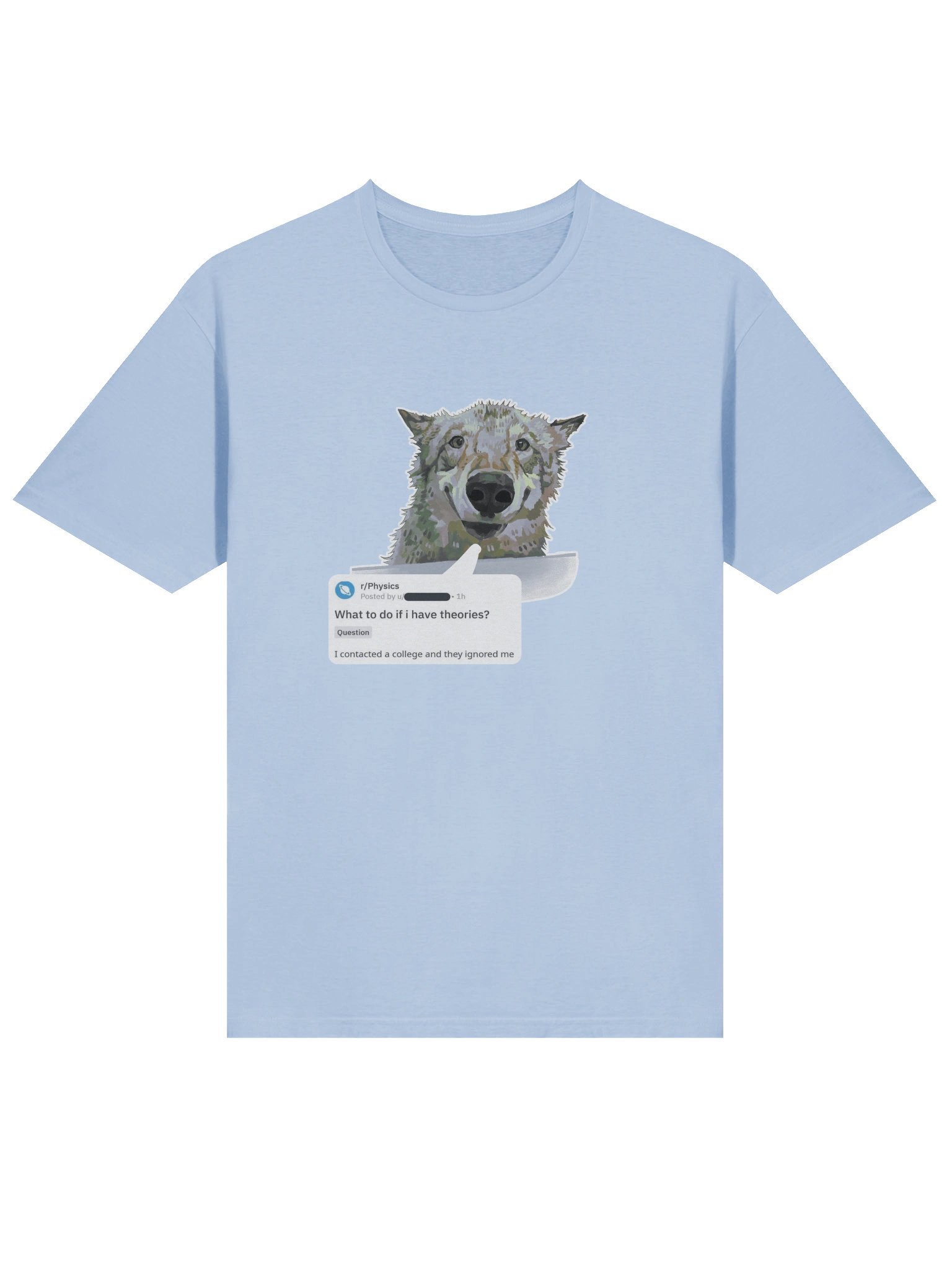 What to do if I have theories? Tee product image (3)