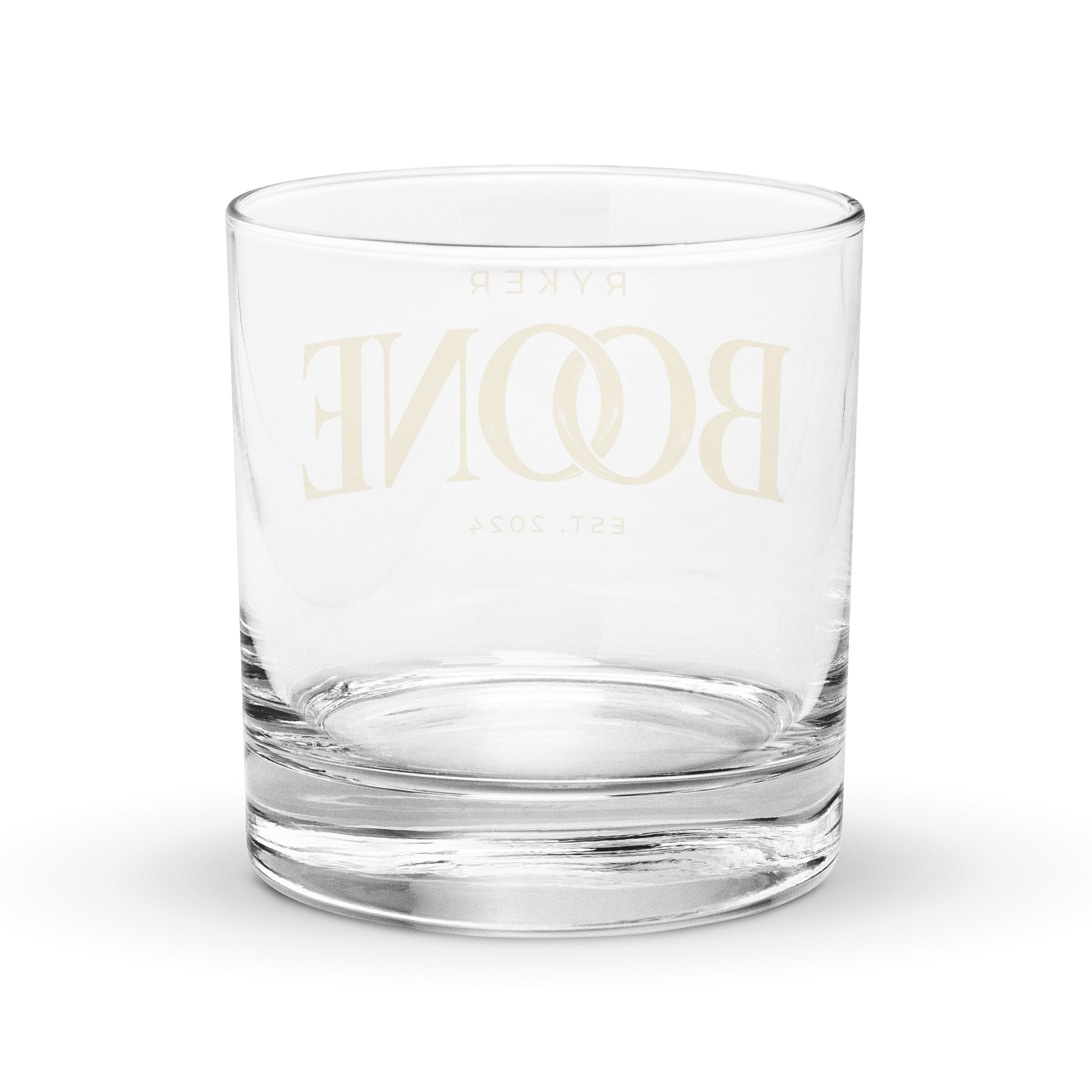 Ryker Boone "September Turns Gold" Rocks Glass (Gold Logo) product image (4)