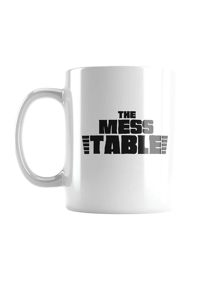 White Mug with Black TMT Banner product image (1)