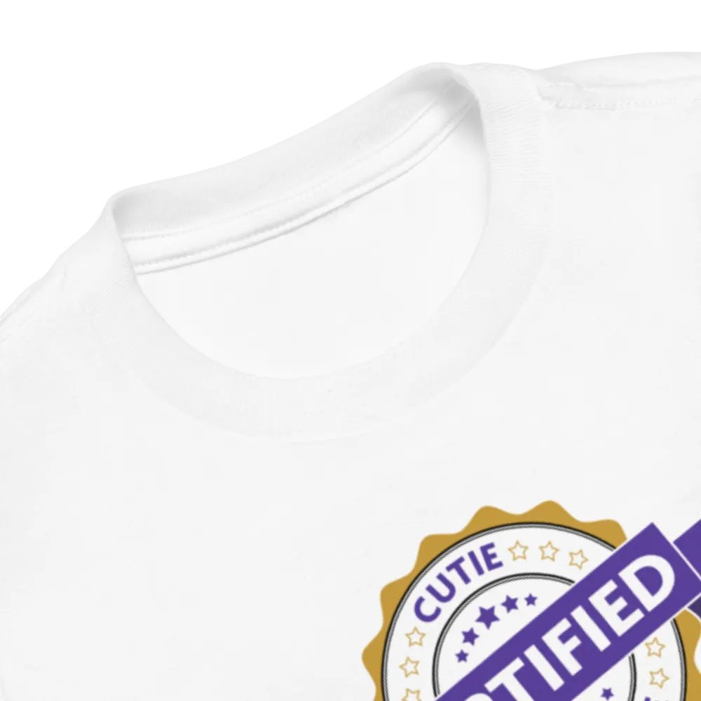 Certified Cutie Patootie Toddler T-Shirt product image (8)