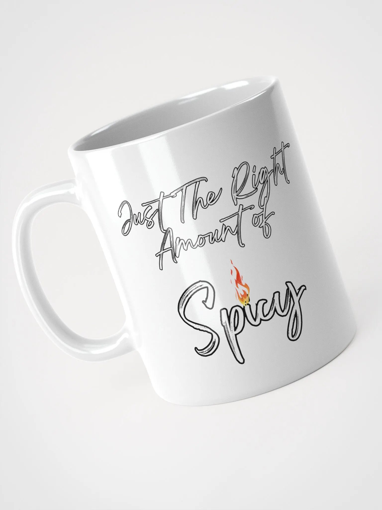 Just The Right Amount of Spicy - Funny White Mug product image (8)
