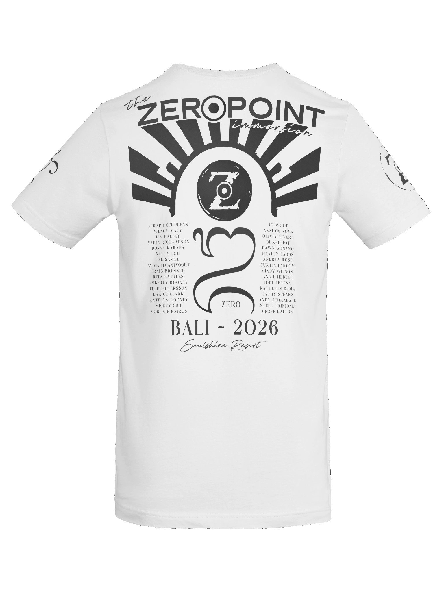Zero Point Immersion Shirt Black on White product image (8)