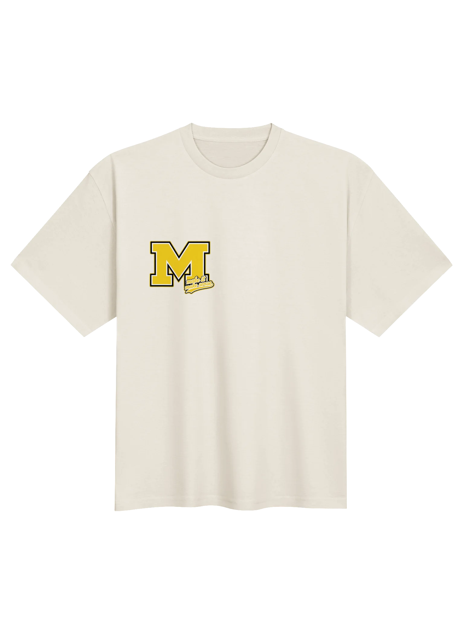 Make It Make Sense Oversized M Tee product image (1)