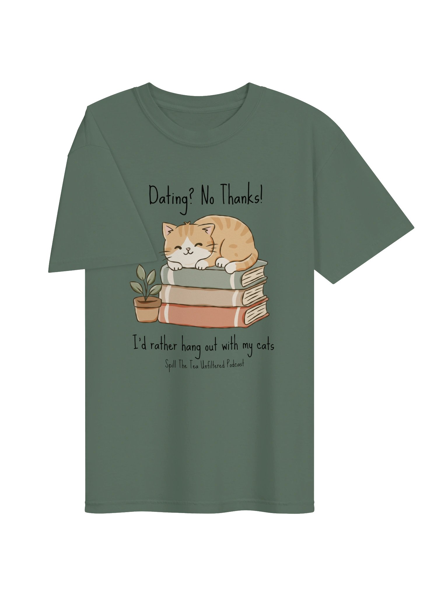 Dating? No Thanks — Cozy Cat-Lover Tee product image (3)