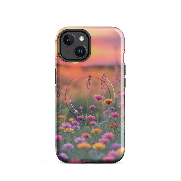 Sunset Blossom Tough Magnetic MagSafe® iPhone® 14, 15, 16, 17, Pro, Pro Max, Plus Cases. product image (2)