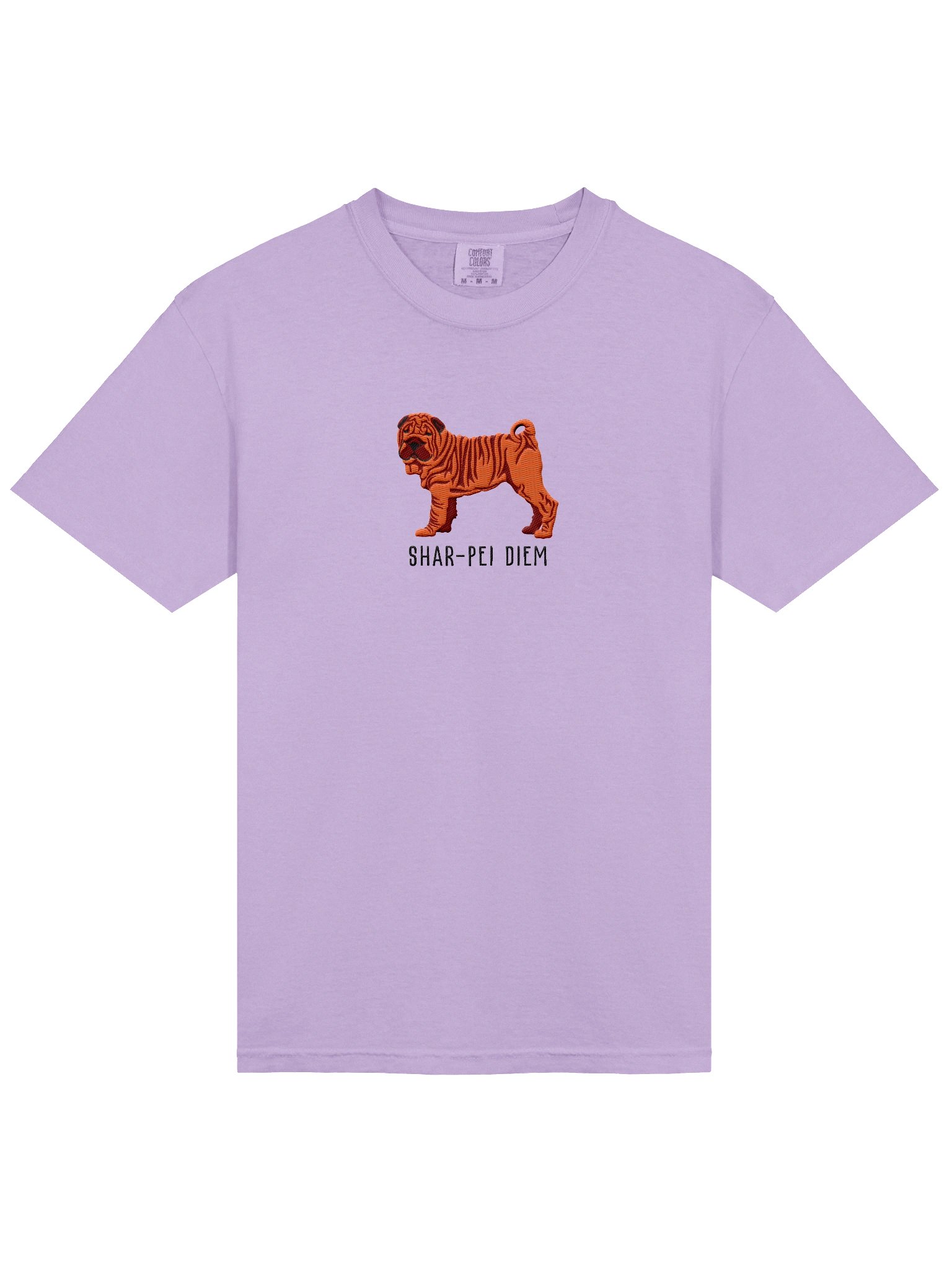 Shar-Pei Diem T-Shirt(Embroidered) of a Chinese Shar-Pei(Red) product image (6)