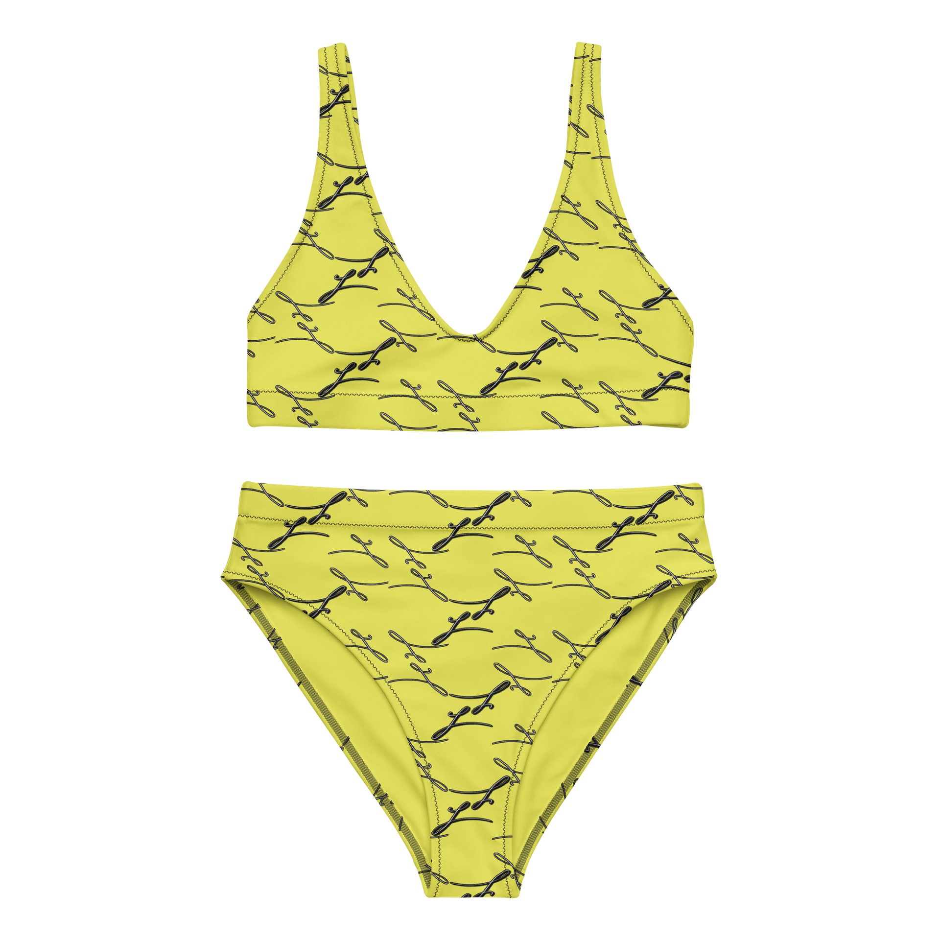 Satin Daisy | High Waisted Bikini product image (2)