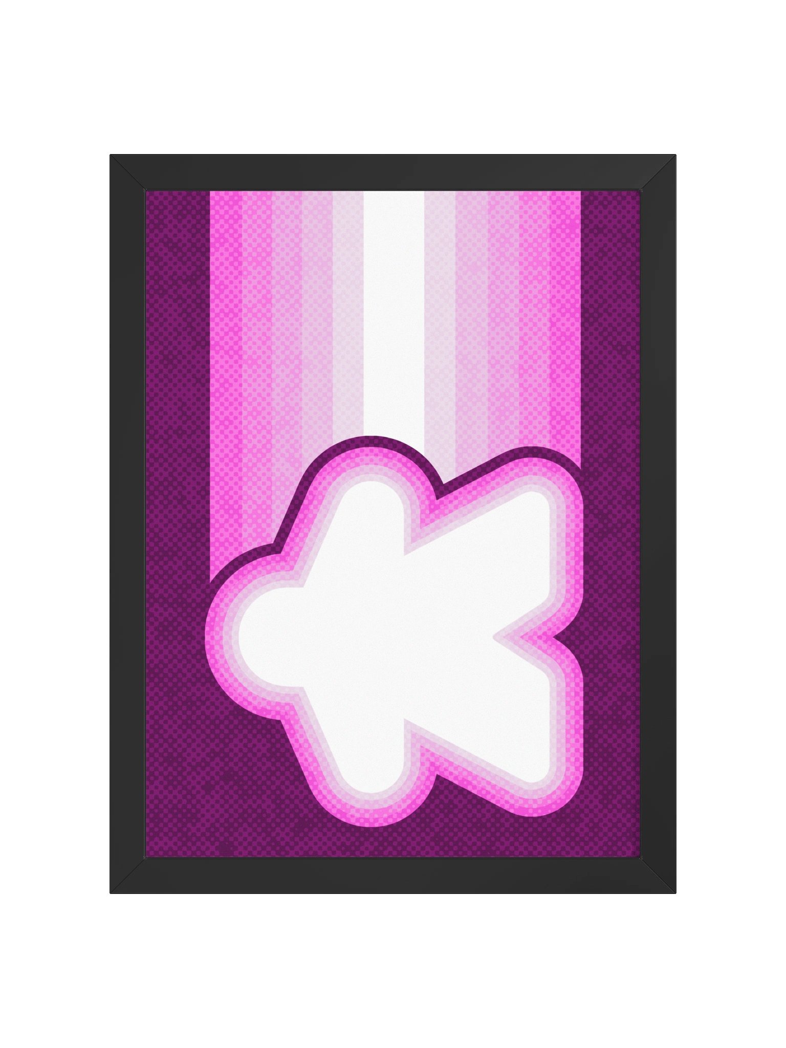 Purple Retro Racing Meeple Board Game Room Poster - FRAMED product image (4)