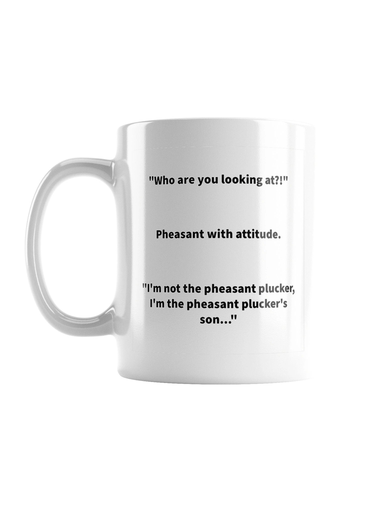 Pheasant With Attitude Mug product image (1)