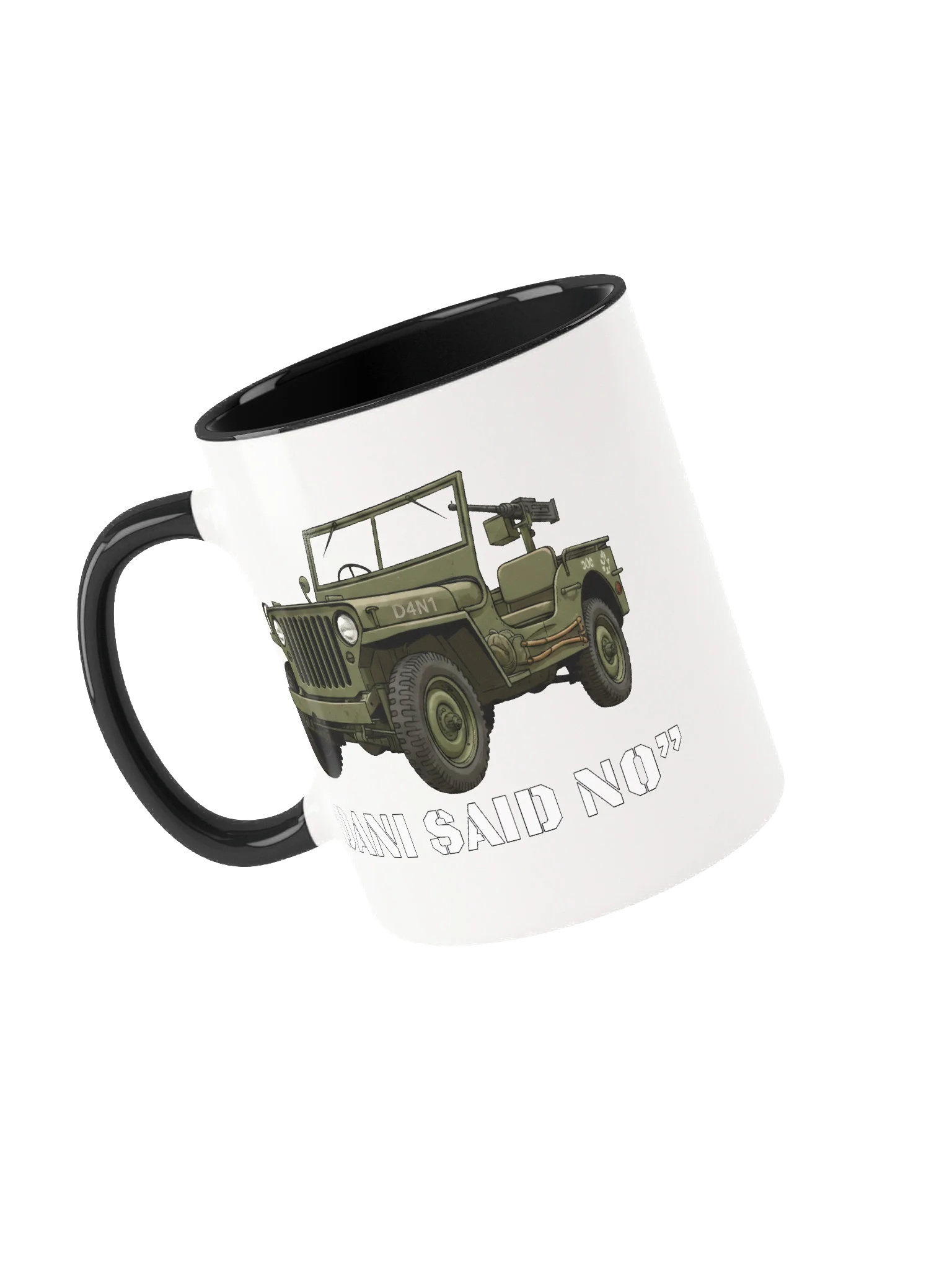 DANI SAID NO WW2 Jeep Ceramic Mug product image (25)