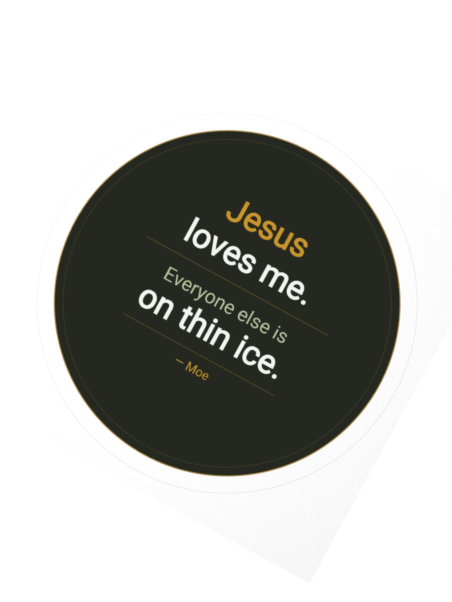 Jesus Loves Me Sticker product image (4)