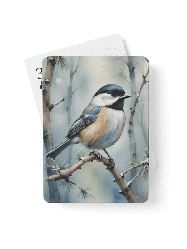 Black-Capped Chickadee Poker Playing Cards product image (1)