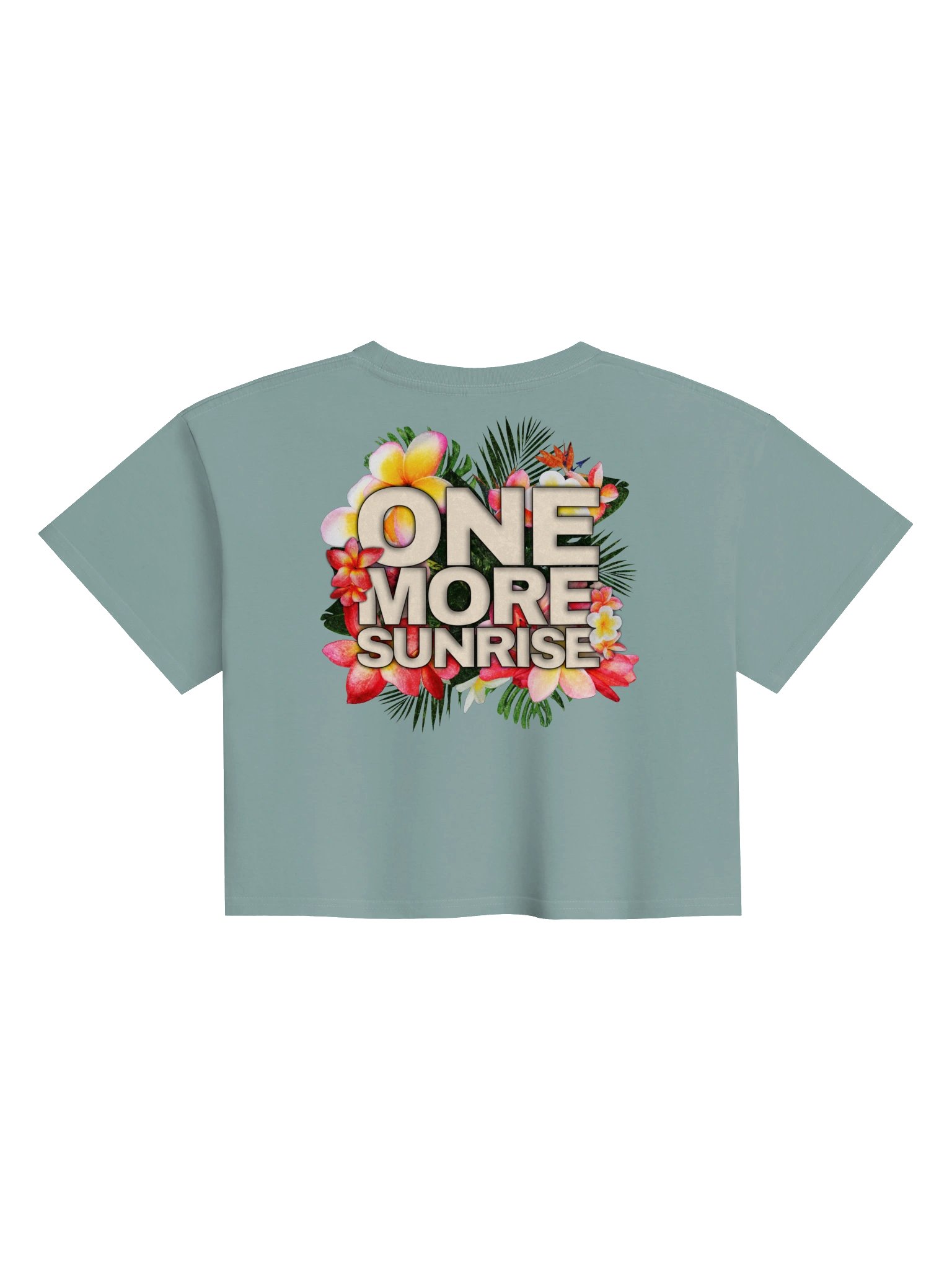 Floral One More Sunrise Crop Top product image (6)