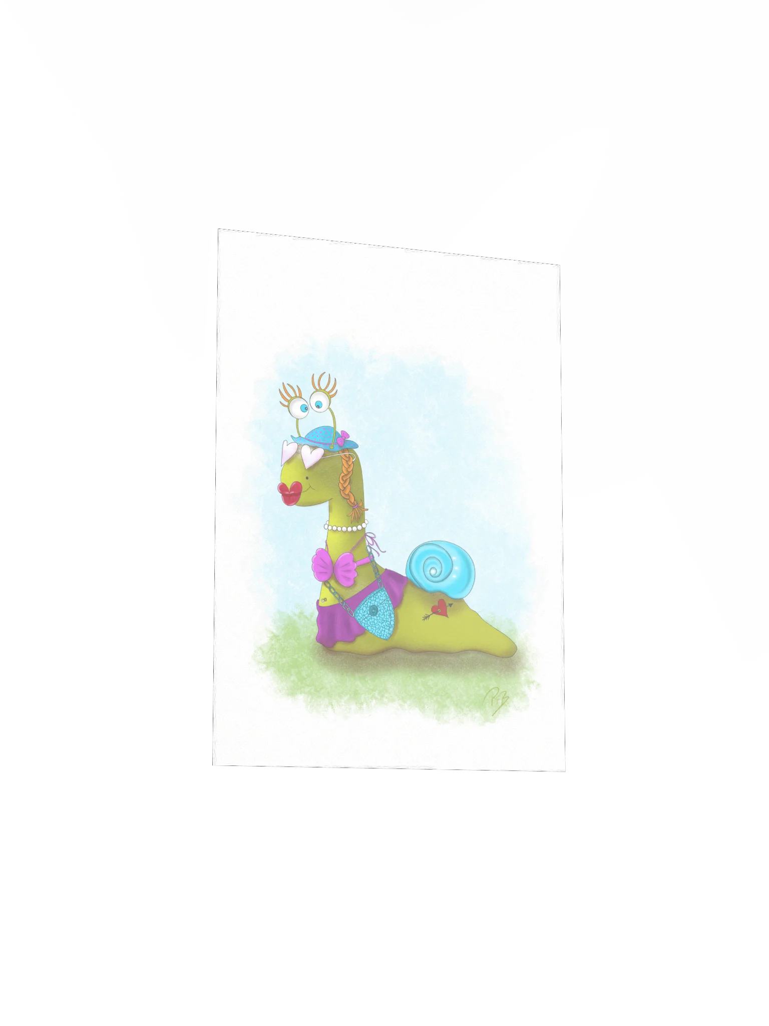Glam Snail Diva Poster - Snailberta product image (3)