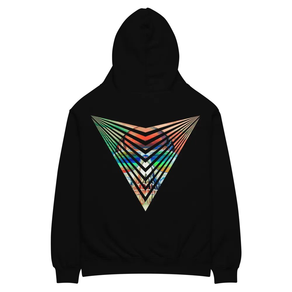 VACIO NEGATIVE Skull Vortex Logo Premium Relaxed Fit Hoodie product image (8)