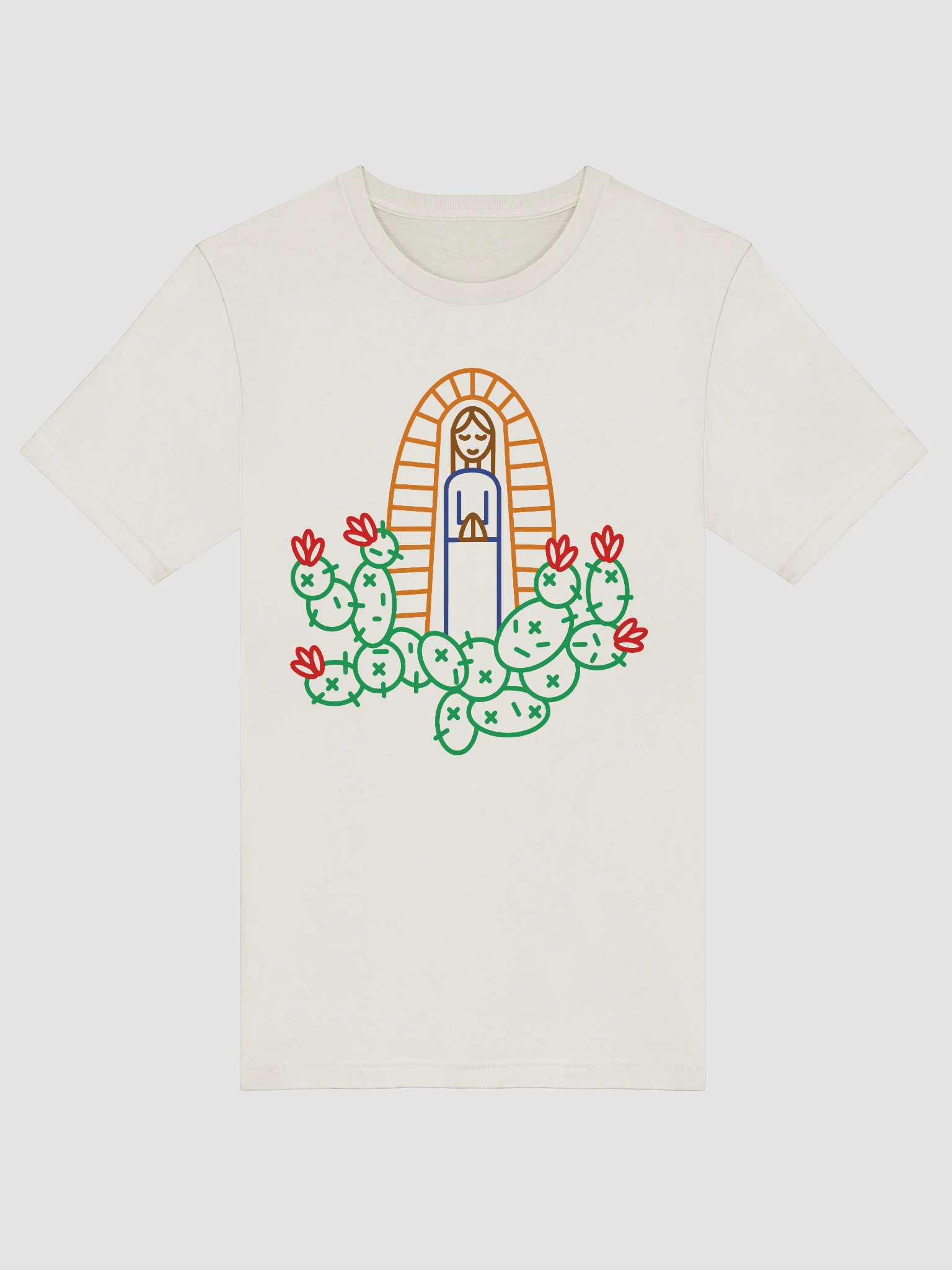 Minimalist Virgin of Guadalupe T-shirt product image (14)