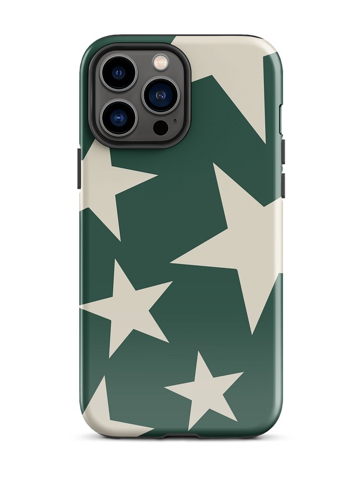Big Ol' Stars Old Money Green iPhone Case product image (1)