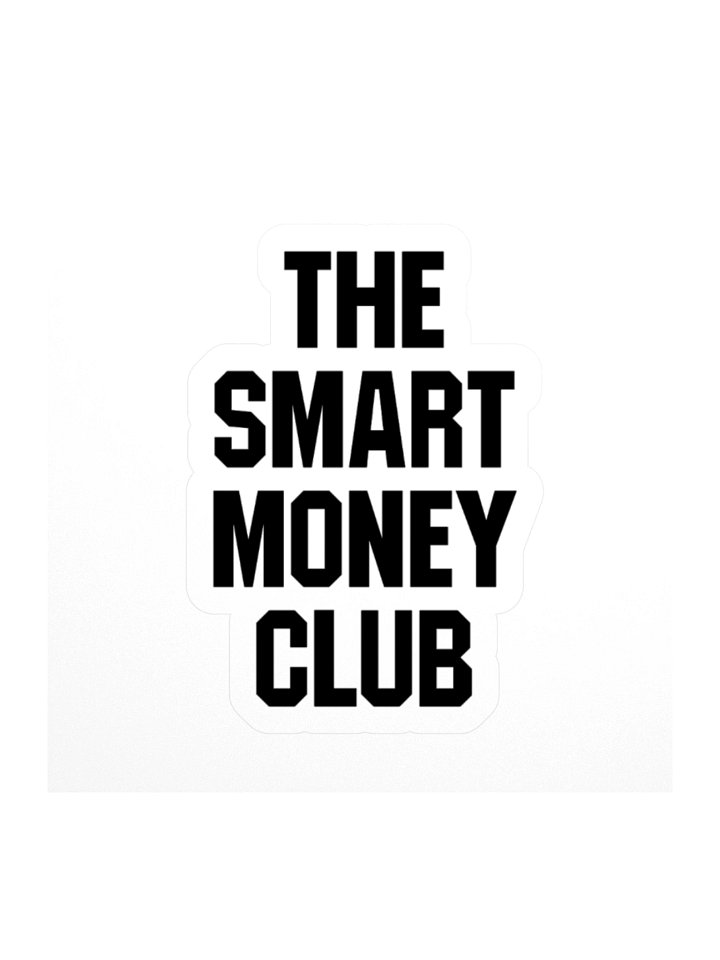 The Smart Money Club Sticker product image (1)