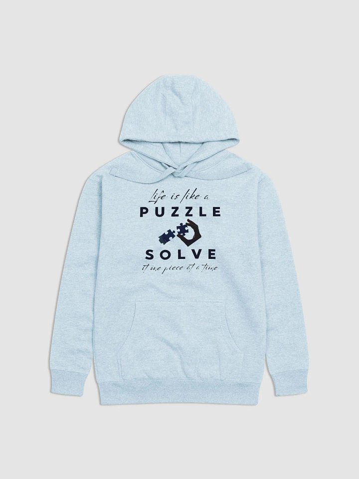 "Life is like a PUZZLE" Premium Unisex Hoodie product image (1)
